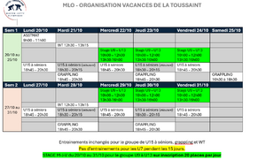 organisation vacances scolaire toussaint