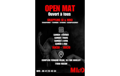 les prochaines dates des openmat