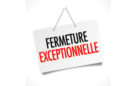 fermeture exceptionnelle de la salle mercredi